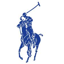 blue polo player logo